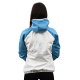 Softshell Jacket Woman White/Blue [Hood]