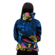 Printed Softshell Jacket Woman Flower [Hood]