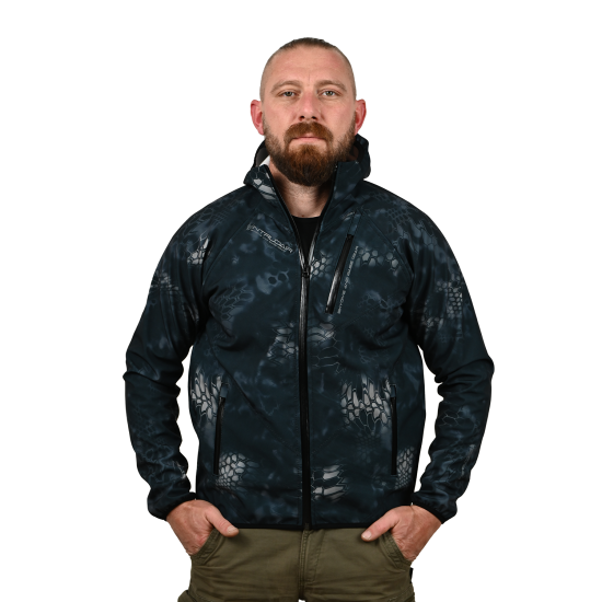 Kryptek Printed Softshell Jacket [Hood]