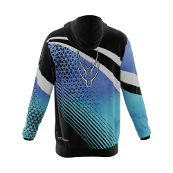 Intrudair ® [Pre-Order] Old-Blue Printed Hoodie