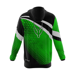 Intrudair ® [Pre-Order] Old-Green Printed Hoodie