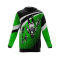 Intrudair ® [Pre-Order] Old-Green Printed Hoodie