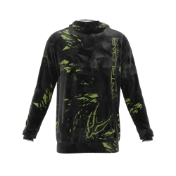 Intrudair ® [Pre-Order] Triangle-olive Printed Hoodie