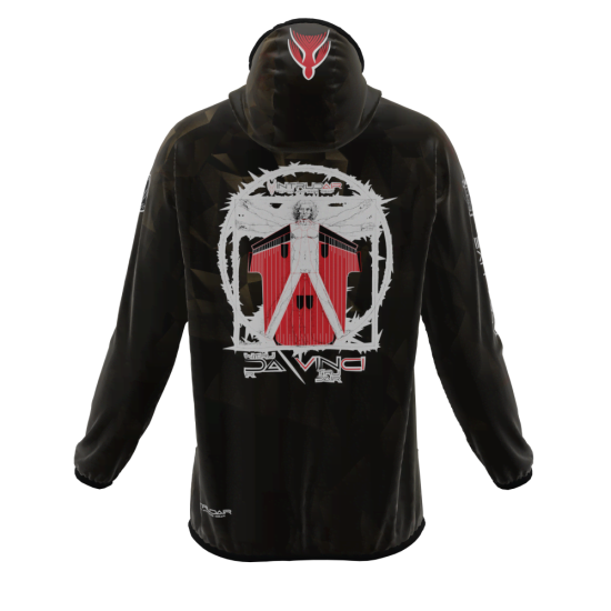Intrudair ® [Pre-Order] Davinci Printed Softshell Jacket [Hood]