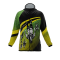 Intrudair ® [Pre-Order] Old-Green-Yellow Printed Softshell Jacket [Hood]