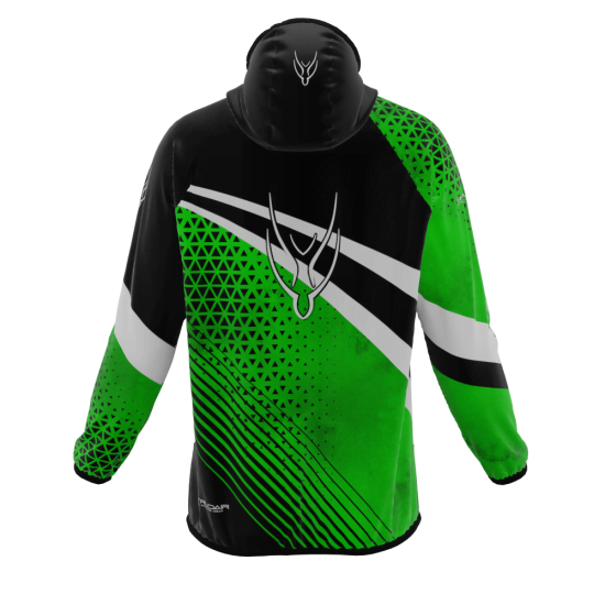 Intrudair ® [Pre-Order] Old-Green Printed Softshell Jacket [Hood]