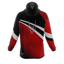 Intrudair ® [Pre-Order] Old-Red Printed Softshell Jacket [Hood]