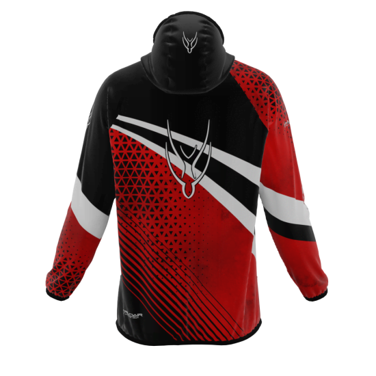 Intrudair ® [Pre-Order] Old-Red Printed Softshell Jacket [Hood]