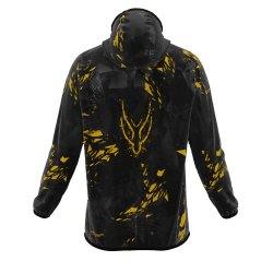 Intrudair ® [Pre-Order] Triangle-Orange Printed Softshell Jacket [Hood]