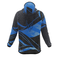 Intrudair ® [Pre-Order] XRW-Blue Printed Softshell Jacket [Hood]