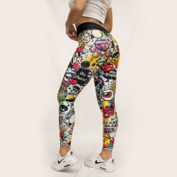 Leggings [ Printed ] Funky