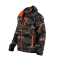 Softshell Jacket Printed (Camo/Orange) [Hood]