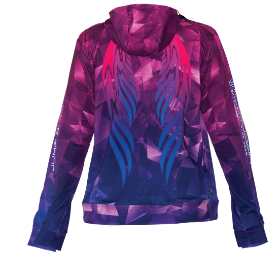 Intrudair ® Printed Hoodie Woman [Purple/Pink]
