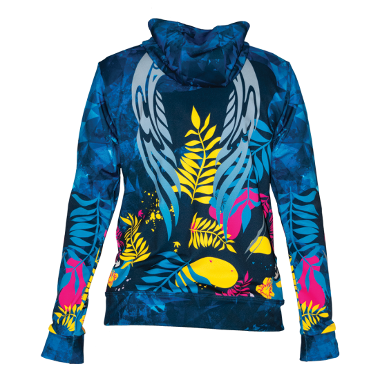 Intrudair ® Printed Hoodie Woman [Flower]
