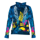 Intrudair ® Printed Hoodie Woman [Flower]