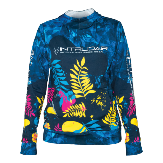 Intrudair ® Printed Hoodie Woman [Flower]