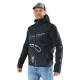 Printed Softshell Jacket Black [Hood]