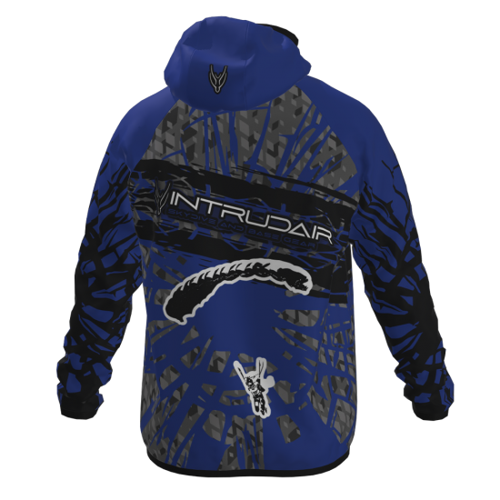 Printed Softshell Jacket Blue [Hood]
