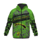 Printed Softshell Jacket Green [Hood]