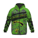 Printed Softshell Jacket Green [Hood]