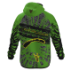Printed Softshell Jacket Green [Hood]