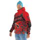 Printed Softshell Jacket Red [Hood]