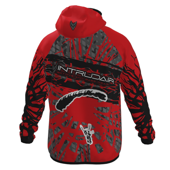 Printed Softshell Jacket Red [Hood]