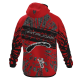Printed Softshell Jacket Red [Hood]