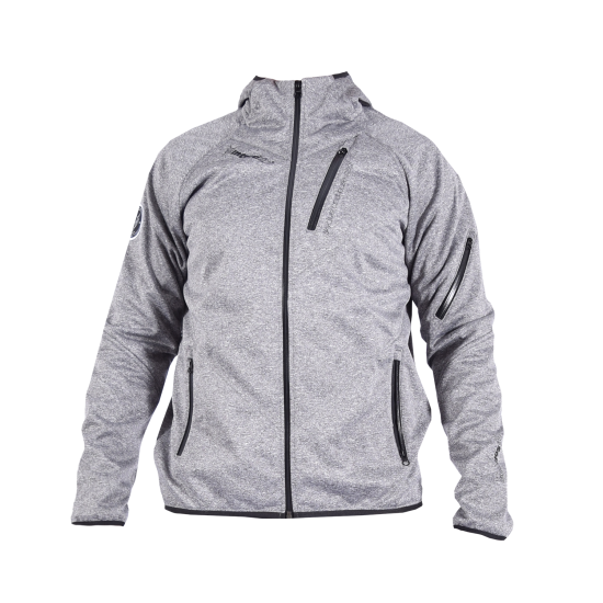 Softshell Jacket Melange Grey [Hood]