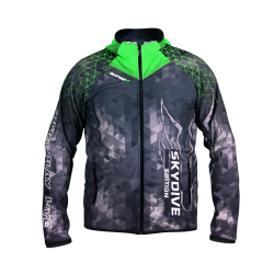 Softshell Jacket Green Printed [Hood]
