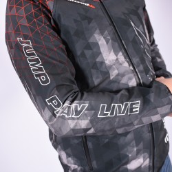 Softshell Jacket Red Printed [Hood]