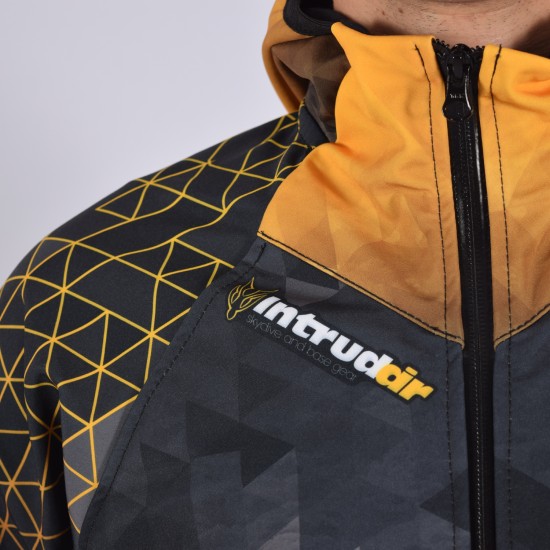 Softshell Jacket Printed (Camo/Orange) [Hood]