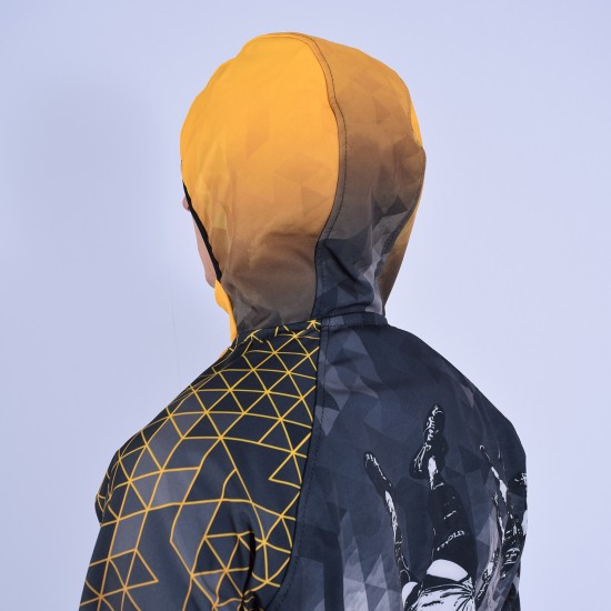 Softshell Jacket Printed (Camo/Orange) [Hood]