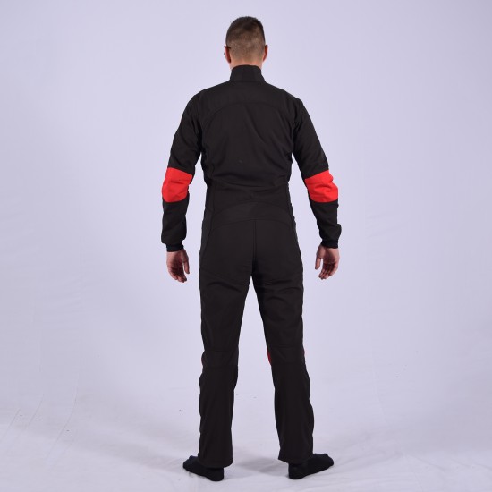 Winter Softshell Suit Black/Blue Winter Softshell Suit Black/Blue